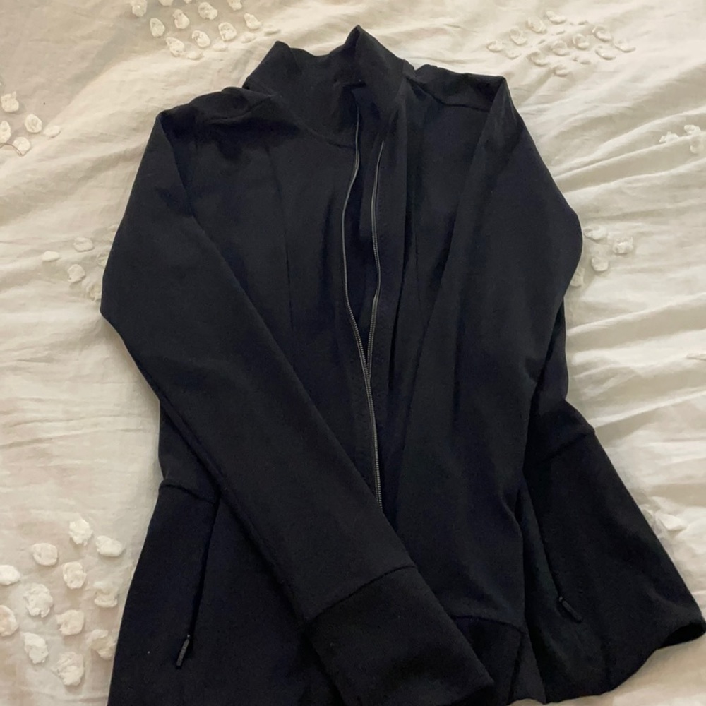 black athletes jacket